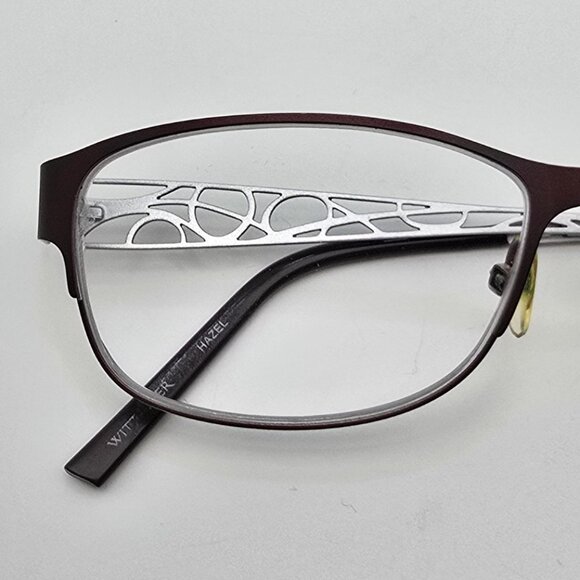 Wittnauer Hazel Brown Green Blue Eyeglasses Frame w/ Case 52-14-135 - Picture 13 of 15